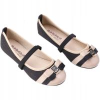 Balerinki dziewczęce balerinki skóra ekologiczna