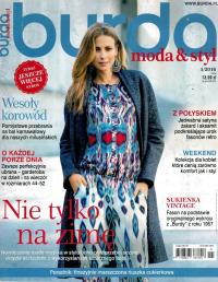 Burda 1/2016 boho sukienka vintage