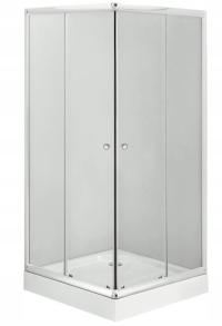 душевая кабина хром 90x80