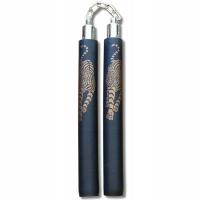 Нунчаки (Nunczaku Nunczako) пенопластовый тренировочный Тигр на цепочке