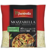 Сыр Моцарелла тертый идеально подходит для пиццы 40% TL., 2,5kg Maestrella
