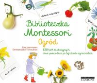 Biblioteczka Montessori Ogród przewodnik + 120 kart edukacyjnych - KD