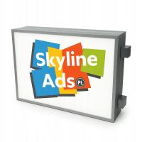 kaseton LED z grafiką dwustronny aluminiowy 100x50cm PRODUCENT