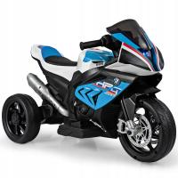 Детский трехколесный мотоцикл синий