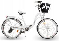 Женский городской велосипед damka Wheel 28 дюймов разные цвета хит 2024 корзина