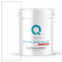 FARBA ŁAZIENKA KUCHNIA WODOODPORNA ŚNIEŻNA BIAŁY GŁĘBOKI MAT 10L ŚCIENNA