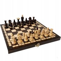 Традиционные деревянные шахматы в вставке 32 см Производитель Chess Made