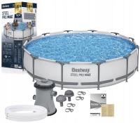 Bestway 56416 Садовый бассейн стойка 366x76cm насос