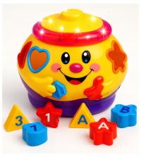 Garnuszek na Klocuszek Sorter Interaktywny Świecący + Baterie GRATIS Klocki