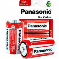 Цинк - углеродный аккумулятор Panasonic D (R20) 2 шт.