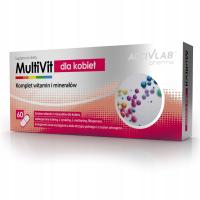 Витамины и минералы ActivLab Multivit для женщин 60 капсул MULTIVITAMINE