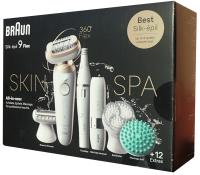 Depilator do Bikini Nóg Twarzy Braun 9-681 3D SkinSpa FaceSpa + 12 Dodatków
