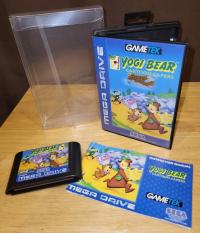 YOGI BEAR CARTOON CAPERS - SEGA MEGA DRIVE SMD KOMPLET +PROTEKTOR