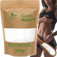 ERYTRYTOL Erytol 500 g Słodzik Niskokaloryczny NATURALNY Cukier 0,5 kg