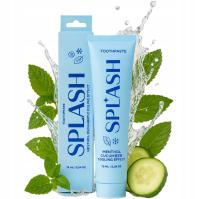 DELIKATNA WYBIELAJĄCA PASTA DO ZĘBÓW BEZ FLUORU O SAMKU MENTOLU I OGÓRKA