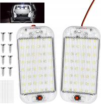 LAMPKA LED DO WNĘTRZA SAMOCHODU BIAŁY 48LED 12V-85V 10W DO BAGAŻNIKA 2ZST.