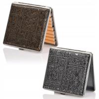 2X портсигар органайзер Exclusive Metal Classic для 20 сигарет