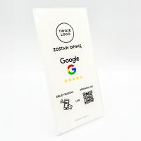 Стенд NFC, подставка для обратной связи Google, логотип компании, QR-код, Персонализация