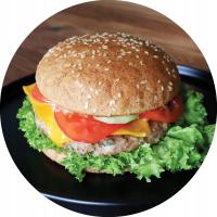 Burger z indyka i kaszy jaglanej (2 porcje)