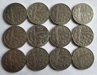 Moneta Francja 25 centimes 1904 1905 przedwojenna