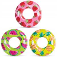 Koło dmuchane do pływania 107 cm z uchwytami INTEX 56261 do wody basen