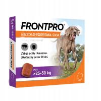 Frontpro Tabletka 1 sztuka dla psa smakowa na pchły i kleszcze 25-50 kg