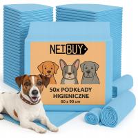 PODKŁADY HIGIENICZNE MATY DO SIKANIA DLA PSA ZWIERZĄT NAUKA SIKANIA 60x90