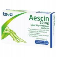 Aescin 20 mg żylaki obrzęk nóg krążenie 30 tabletek powlekanych