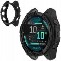 Etui Soft DEFENSE Case Black do Garmin Fenix 8 51mm, czarne, obudowa, cover