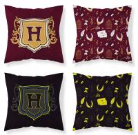 DETEXPOL Świecąca poszewka na poduszkę Szkoła magii Bawełna, 40/40 (DL-465535)