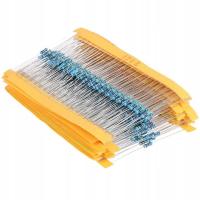 600 × НАБОР РЕЗИСТОРОВ 1/4 ВТ 0,25 ВТ 1% 600 ШТ.