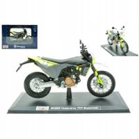 Maisto model motocykl 2023 Husqvarna 701 Supermoto 1:12