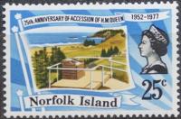 NORFOLK ISLAND - 1977 - 25 LAT PANOWANIA KRÓLOWEJ ELŻBIETY