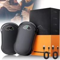 OGRZEWACZ DO RĄK Z MAGNETYCZNYM DESIGNEM POWER BANK PRZENOŚNY 2x5000mAh