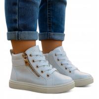 BUTY SPORTOWE TRAMPKI DZIECIĘCE ZAPINANE NA ZAMEK 5879 rozm. 28