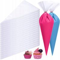 RĘKAW CUKIERNICZY JEDNORAZOWY DEKORATOR WORKI CUKIERNICZE 100 szt.