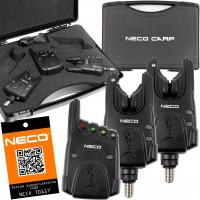 Комплект сигнализаторов укуса с блоком 2 1 neco Electronic C102 BLACK