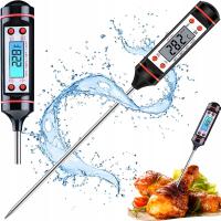 ЦИФРОВОЙ СВЕТОДИОДНЫЙ ЭЛЕКТРОННЫЙ ТЕРМОМЕТР ДЛЯ МЯСА ТОРТОВ 300°C КУХНЯ