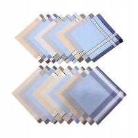 Cotton Men s Handkerchies Pocket Square Handkerchiefs Style I 18Pcs Random