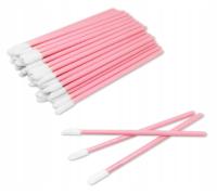Велюровые аппликаторы для ресниц и губ 50шт. Розовый