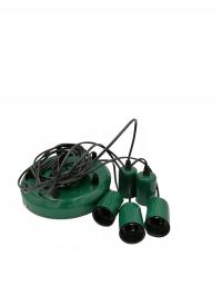 Люстра SPIDER5 зеленый черный кабели ручной работы