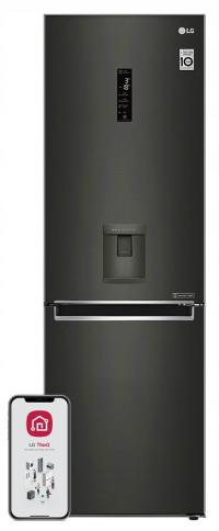 Холодильник LG GBF61BLHMN No frost 186cm Smart черный