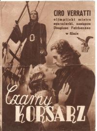 CZARNY KORSARZ -wyk. CIRO VERRATTI -film -program kinowy -lata 30-te