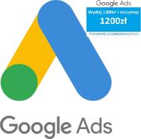 Kupon Kod Google Ads ADWORDS 1200zł za 1200zł