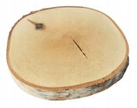 Plaster drewna brzoza fi 10-15 cm grubość 2 cm 1 szt.