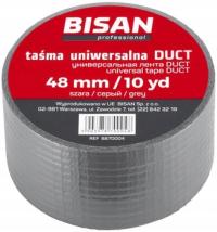 BISAN TAŚMA UNIWERSALNA DUCT 48MM/10YD, SZARA