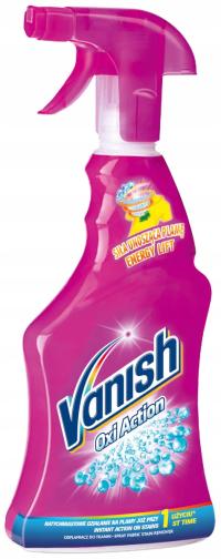 Vanish Oxi Action Odplamiacz do tkanin kolorowych spray miejscowy 500 ml