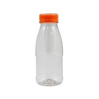 Butelka PET 250ml okrągła do napojów z nakrętką - 150 szt.