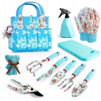 Narzędzia ogrodowe do pracy w ogrodzie zestaw 11. el grabki łopatka sekator