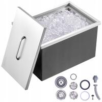 Chłodnica ze stali nierdzewnej Drop in Ice Chest 22Lx17Wx12H 40qt z osłoną